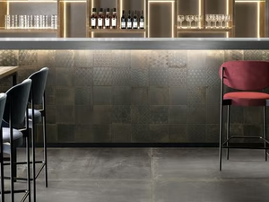 OXIDART PATCHWORK DARK - Porcelain stoneware wall/floor tiles with metal effect _ CERAMICA SANT'AGOSTINO